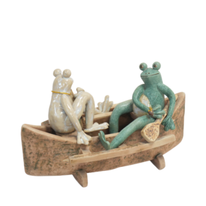 Hiasan Kodok Santai ( couple perahu )